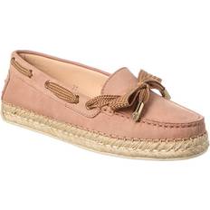 Brown - Leather Espadrilles Tod's Gommini Leather Espadrille