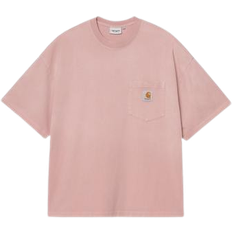Carhartt WIP Bluser T-shirt Hudson - Lyserød