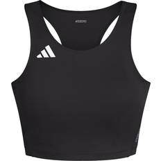 adidas Adizero E Crop Top Dam XS - Svart