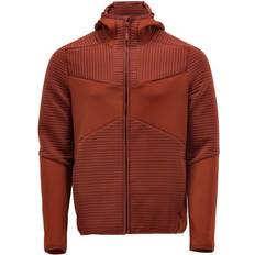 Mascot Customized Fleece Hoodie with Zipper - Autumn Red