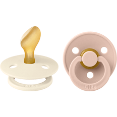 Bibs sutter str 2 anatomisk naturgummi Bibs Colour Sut Naturgummi Str. 2 6-18m 2-pak