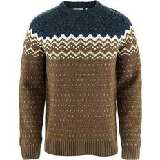 Fjällräven Tröjor Fjällräven Knit Sweater Pullover Herr - Dark Oak Navy