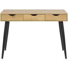 Metal Skrivebord Casa Living Neptun Met 3 Skuffer Eg Metal Skrivebord 50x110cm