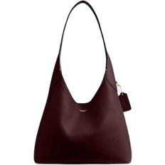 Red - Women Handbags Coach Brooklyn Shoulder Bag 28 - Brass/Merlot