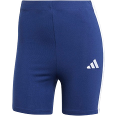 adidas Essentials 3 Stripe Biker Shorts - Marineblå