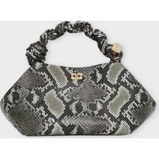 Brun Håndtasker på tilbud Ganni Bou Bag Læder Crossbody - Grå