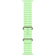 Apple 49mm Ocean Band Neon Green for Natural Titanium Finish