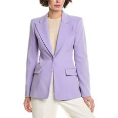 Purple - Women Blazers Michael Kors Collection Georgina Wool-Blend Blazer