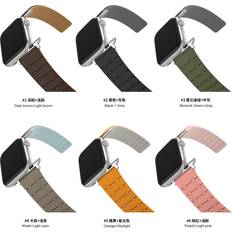 Apple Watch Series 9 Smartwatch Strap Vehhe Magnetic Silicone Strap for iWatch Series 9 8 7 6