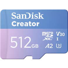 512 GB Minneskort SanDisk Creator 256 GB microSD UHS-I Card Drive
