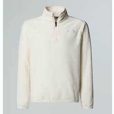 Waterproof Fleece Garments The North Face Teens Glacier 1/4 Zip Fleece - White Dune (NF0A8CVG-QLI)