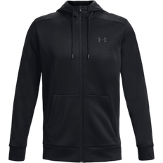 Under Armour Fitness & Gymträning Tröjor Under Armour Fleece FZ Hoodie - Black