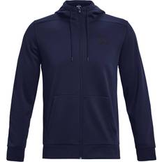 Under Armour Fitness & Gymträning Tröjor Under Armour Fleece Men's Full Zip Hoodie - Midnight Navy/Black