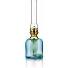 Karlskrona Lampfabrik Kungsholmen Aquamarin Oil Lamp 38cm