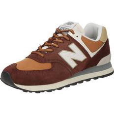 New Balance 574 Sko New Balance Sneaker Low 574 - Rustbrun/Okker/Hvid
