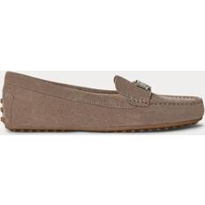 Lauren Ralph Lauren Mokkasiner Lauren Ralph Lauren Mokassin Barnsbury Soft Nappa Suede Loafers - Lysebrun