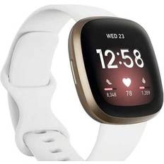 Fitbit Versa Smartwatch Strap Shein Unisex White Color Sport Silicone Watch Band