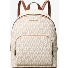 Michael Kors Ryggsäckar Michael Kors Medium Signature Logo Backpack - Natural