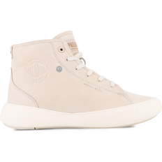 White Chukka Boots Palladium Boots Womens Pallanova Almond Milk
