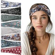 Multicoloured - Sportswear Garment Headbands Shein Bohemian Style Anti-Slip Headband - Multicolor