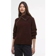 Barbour Women Jumpers Barbour International Saskia Knitted Jumper - Brown
