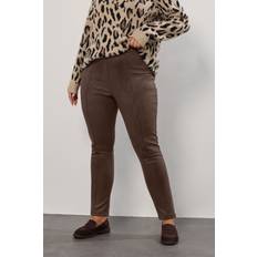 Brown Leggings Yours Faux Suede Leggings Chocolate Brown