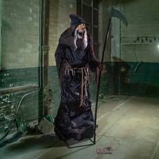 6ft Tall Animated Lunging Grim Reaper Halloween Decoration