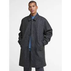 Barbour Men Coats Barbour Lorden Wool Overcoat - Black