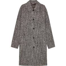 NN07 Kappor & Rockar NN07 Franco Wool Herringbone Coat - Brown