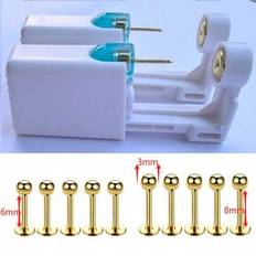 Unisex Piercings Shein Ear Piercing Unit Cartilage Tragus Helix Set - No Pain