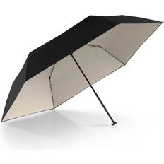 Paraplyer Doppler Zero Sun 99 Taskeparaply - Black Ivory