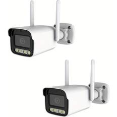Temu 2pcs 3MP Outdoor Security Cameras