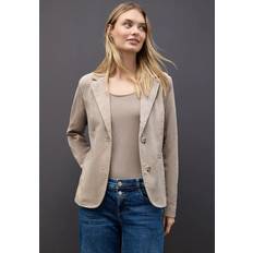 Corduroy - Women Tops Street One Damen Cordblazer - Beige