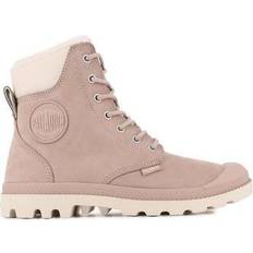 Beige Lace Boots Palladium Boots Pampa Sport Cuff WPS Nude Dust
