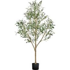 VEVOR 150 cm Oliventræ Høj Med Potte Kunstig plante