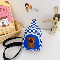 Children Crossbody Bags SLOERT Light Up Bear Kids Crossbody Bag With All Prints - Blue