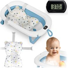 Folding Bathtub RK-287 White Blue