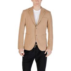 V-ringad Kavaj Med Fickor - Beige