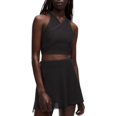 Lululemon Crop Tanktop Mit Überlappenden Einsätzen Für B C Cups SLNSH - Black Yellow