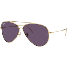 Ray-Ban Aviator Reverse Solbriller - Guld