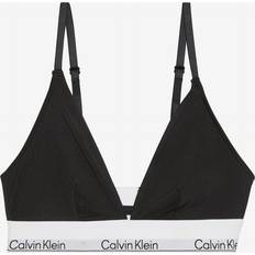 Calvin Klein Icon Cotton Unlined Triangle Bralette - Black