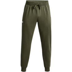 Under Armour Green Clothing Under Armour Men's Rival Fleece Joggers - Marine OD Green/White