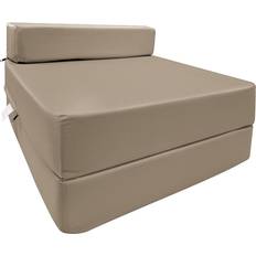 iStyle Fold Out Single Z Bed Futon Chair Mattress Sofa