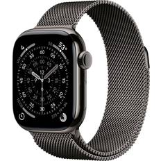 Apple Watch Series 11, Titanium, 42mm, GPS + Cellular, Milanese Loop Slate