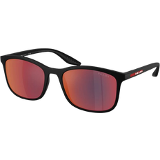 Prada Spegelglas Solglasögon Prada Linea Rossa 0PS A08S Sunglasses - Black