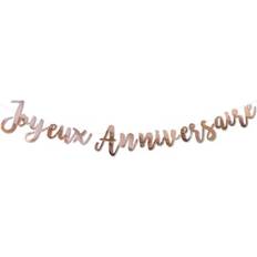Rose Gold Happy Birthday Garland 1.80 m