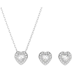 Swarovski Ariana Grande Heart Jewellery Set - Silver/Transparent