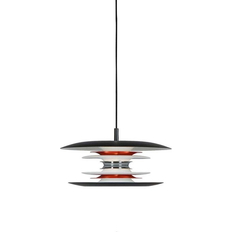 Belid Diablo Matt Black/White/Glossy Red Pendant Lamp ∅ 30cm