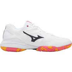 Mesh - Unisex Ketchersportsko Mizuno Wave Claw 3 Unisex - White/Citrus/Calypso Coral