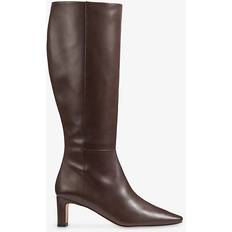 LK Bennett High Boots LK Bennett Margarite Leather Heeled Knee High Boots - New